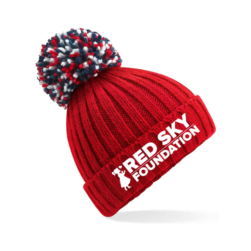 Bobble Hat - Red Sky classic