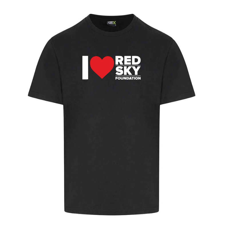 I ❤️ Red Sky t-shirt in black