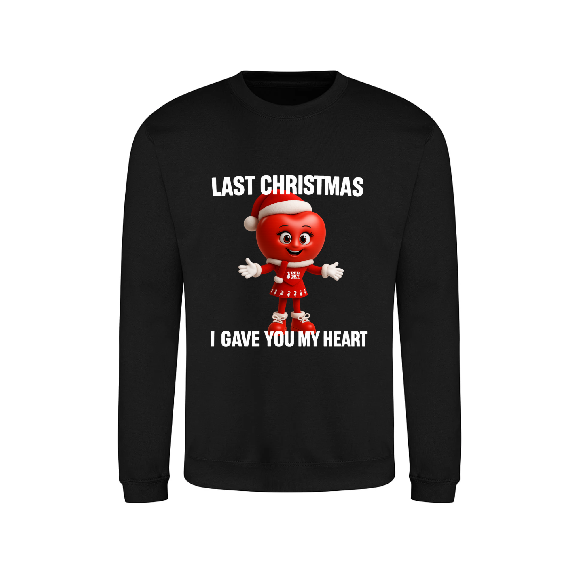 Junior Christmas Jumper - Last Christmas in black