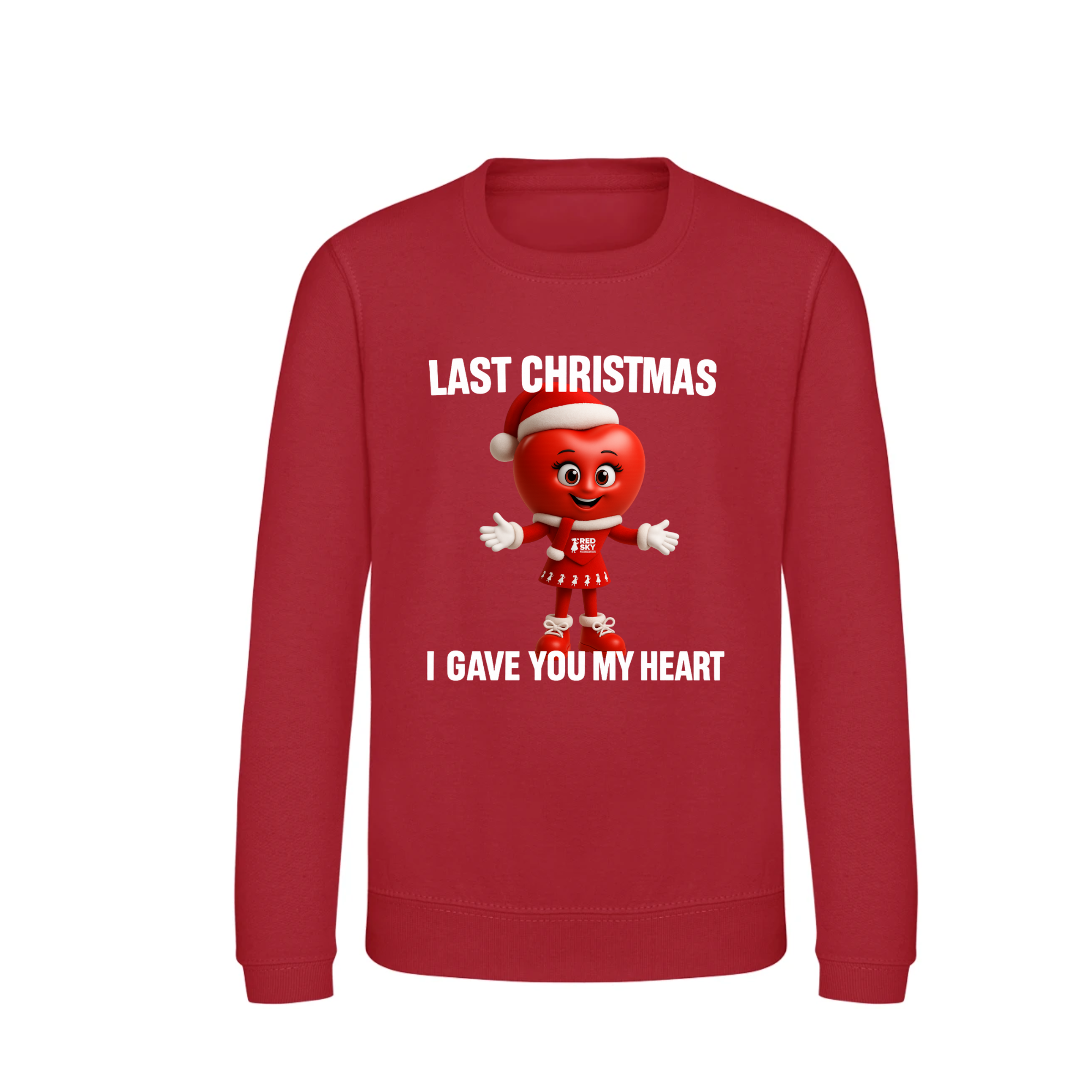 Junior Christmas Jumper - Last Christmas in red