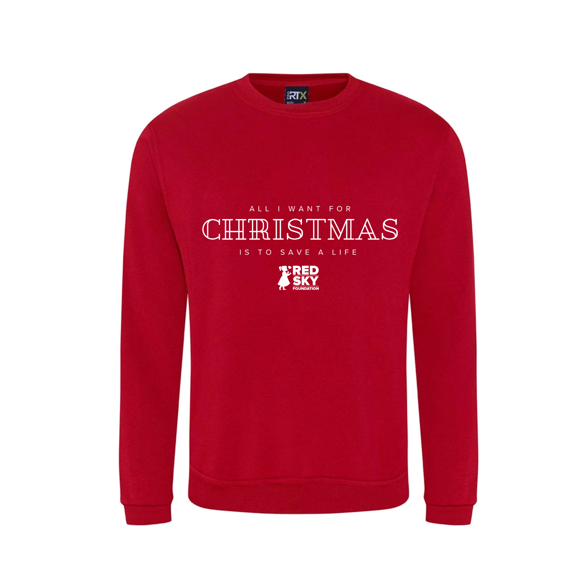 Unisex Christmas Jumper -  All I Want For Christmas in red